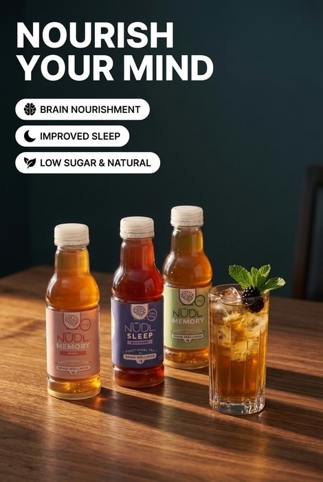 Cognitive Function-Supporting Ice Teas