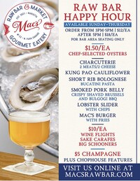 Raw Bar Happy Hours