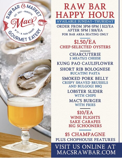 Raw Bar Happy Hours