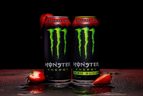 Strawberry-Flavored Energy Drinks