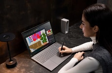 Large Haptic Touchpad Laptops
