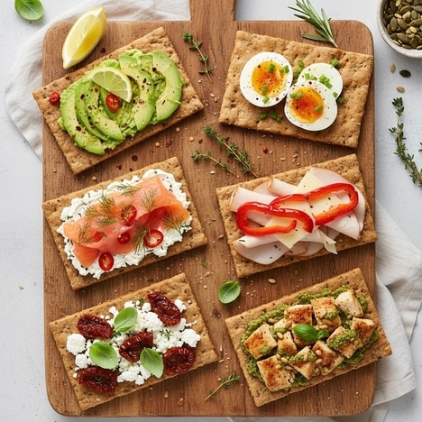 Low-Carb Protein-Packed Cracker Breads