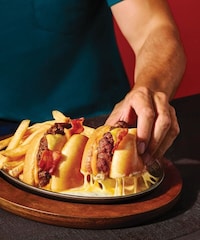 Overly Cheesy Restaurant Burgers Image 1