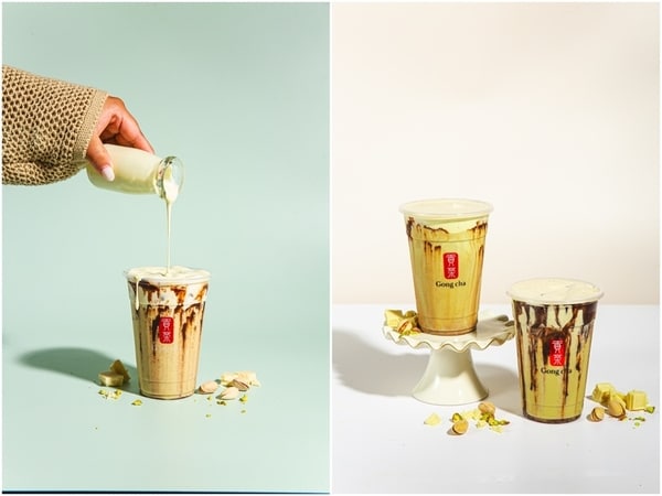Pistachio Foam Drinks