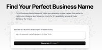 Business Naming Tools