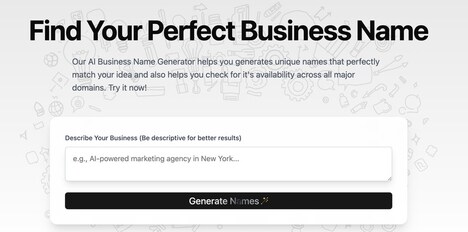 Business Naming Tools