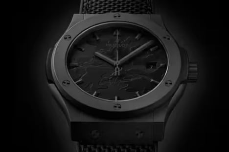 All-Black Camo Timepieces