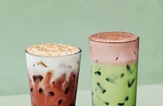 Chilled Dubai Chocolate Beverages