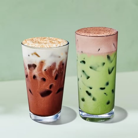 Chilled Dubai Chocolate Beverages