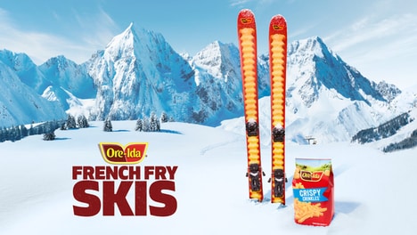 French Fry Ski Designs