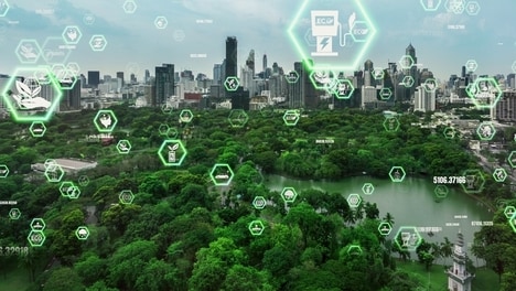 Green-Powered AI Districts