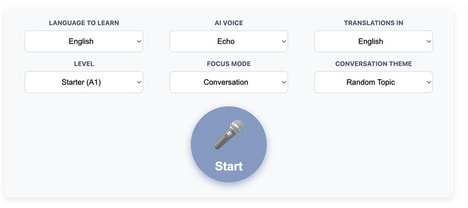 Conversational Language Learning