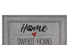 Pawprint-Adorned Door Mats