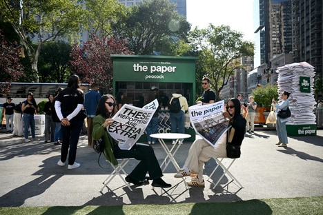 Series-Inspired Newspaper Pop-Ups