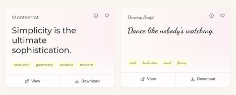 Mood-Based Typography Platforms