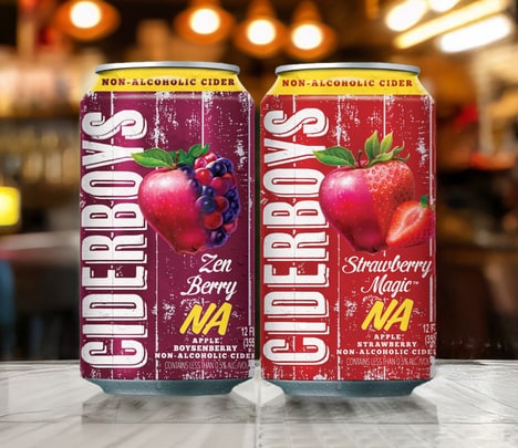 Fruity Non-Alcoholic Craft Ciders