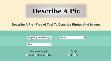 AI Image Describers