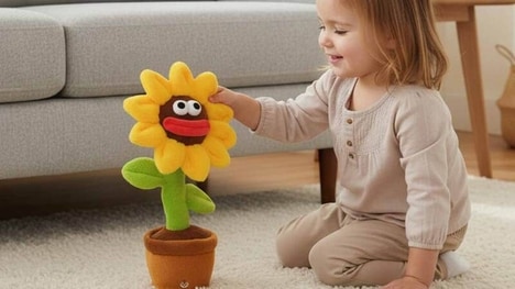 Interactive AI-Connected Flower Toys
