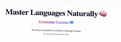 Language Learning Extensions
