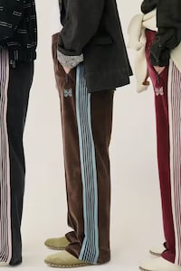 Velour Track Pants Image 1
