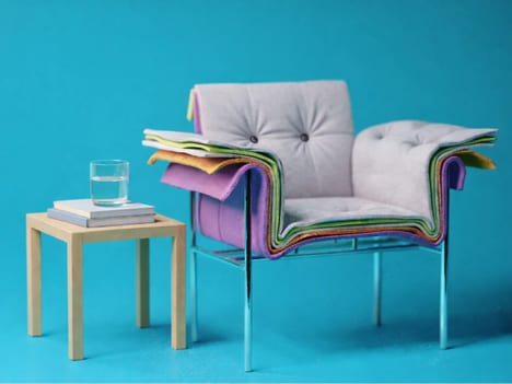 Layered Material Chairs