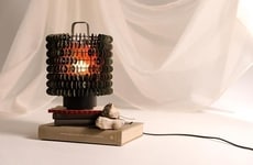 Chinese Burial Coins-Inspired Lamps