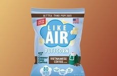 Coffee-Flavored Popcorn Snacks