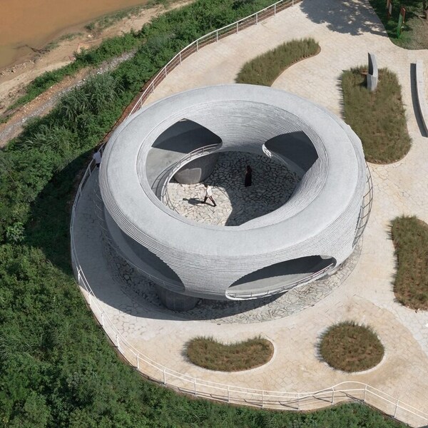 Landscape Viewing Pavilions: The Resting Loop with Views Pavilion is ...