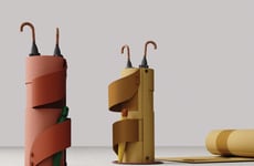 Disappearing Umbrella Stands