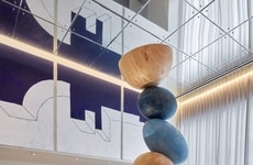 Lobby Timber Sculptures