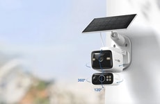 Swiveling Solar-Powered Security Cameras