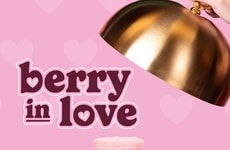 Berry-Themed Cafe Menus