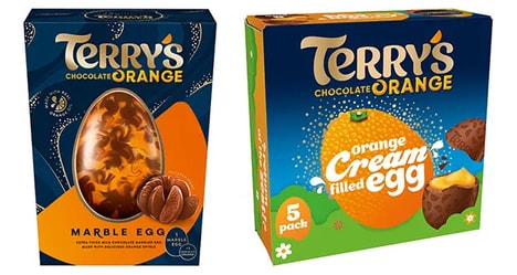 Marbled Citrus Easter Chocolates