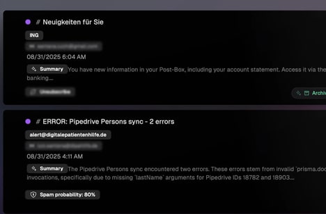 Intelligent Email Clients