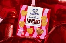 Heart-Shaped Miniature Pancakes