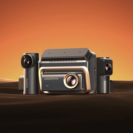 Triple-Channel Dash Cams