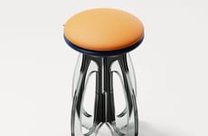 Glass Loop Stools
