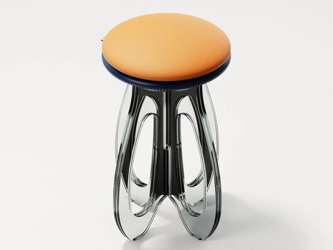 Glass Loop Stools