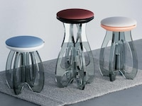 Glass Loop Stools Image 2