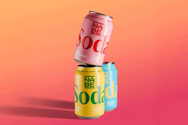 Fruity High-Fiber Sodas