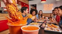 Sauce-Driven Fried Chicken Campaigns Image 1