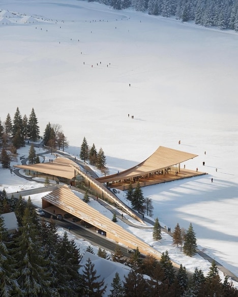 Serene Wooden Landmarks