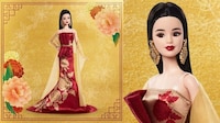 Festive Lunar Doll Figures Image 1