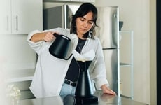 Modern Stainless Steel Carafes