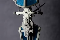 Vertical Enamel Clocks Image 4