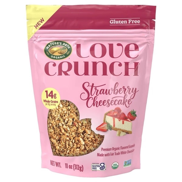 Strawberry Cheesecake-Inspired Granolas