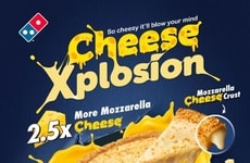 Cheesy Mozzarella-Crust Pizzas