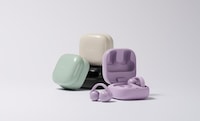 Pastel-Hued Open Ear Headphones Image 3