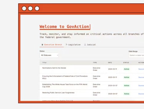 Government Tracking Platforms