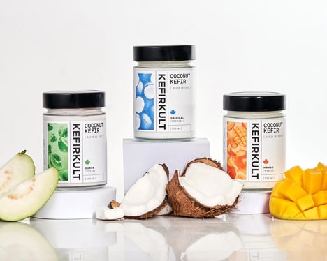 Coconut Kefir Yogurts